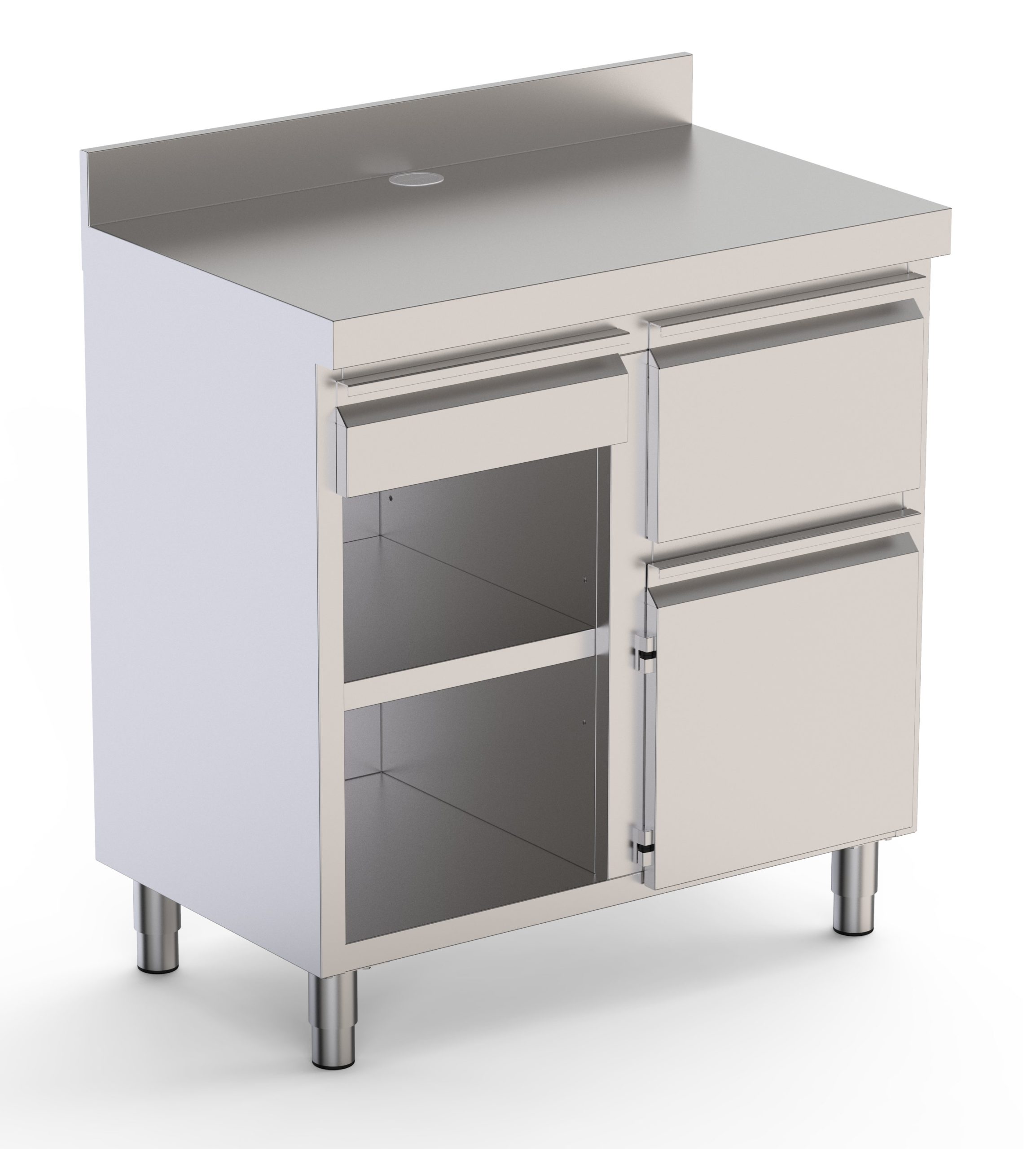 Mueble Cafetero de Acero Inoxidable