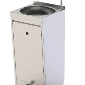 Lavamanos de Pie en Acero Inoxidable Con Pedal 400x400x850h mm