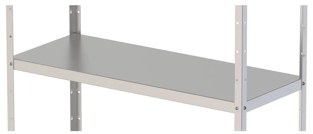 Estante Adicional de Acero Inoxidable Para Estanterías De Pie
