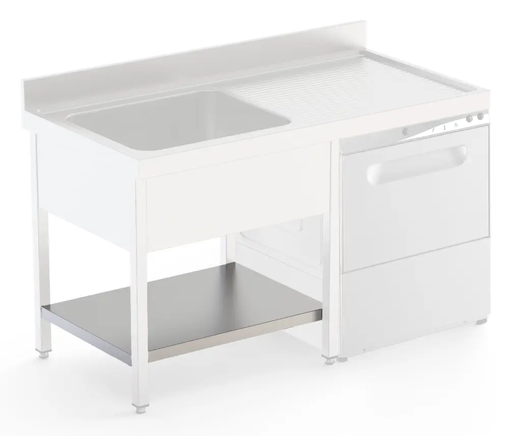 Estante de Acero Inoxidable Para Mueble Lavavajillas