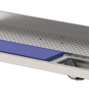 Mesa de Preparación de Alimentos Acero Inoxidable Fondo 700