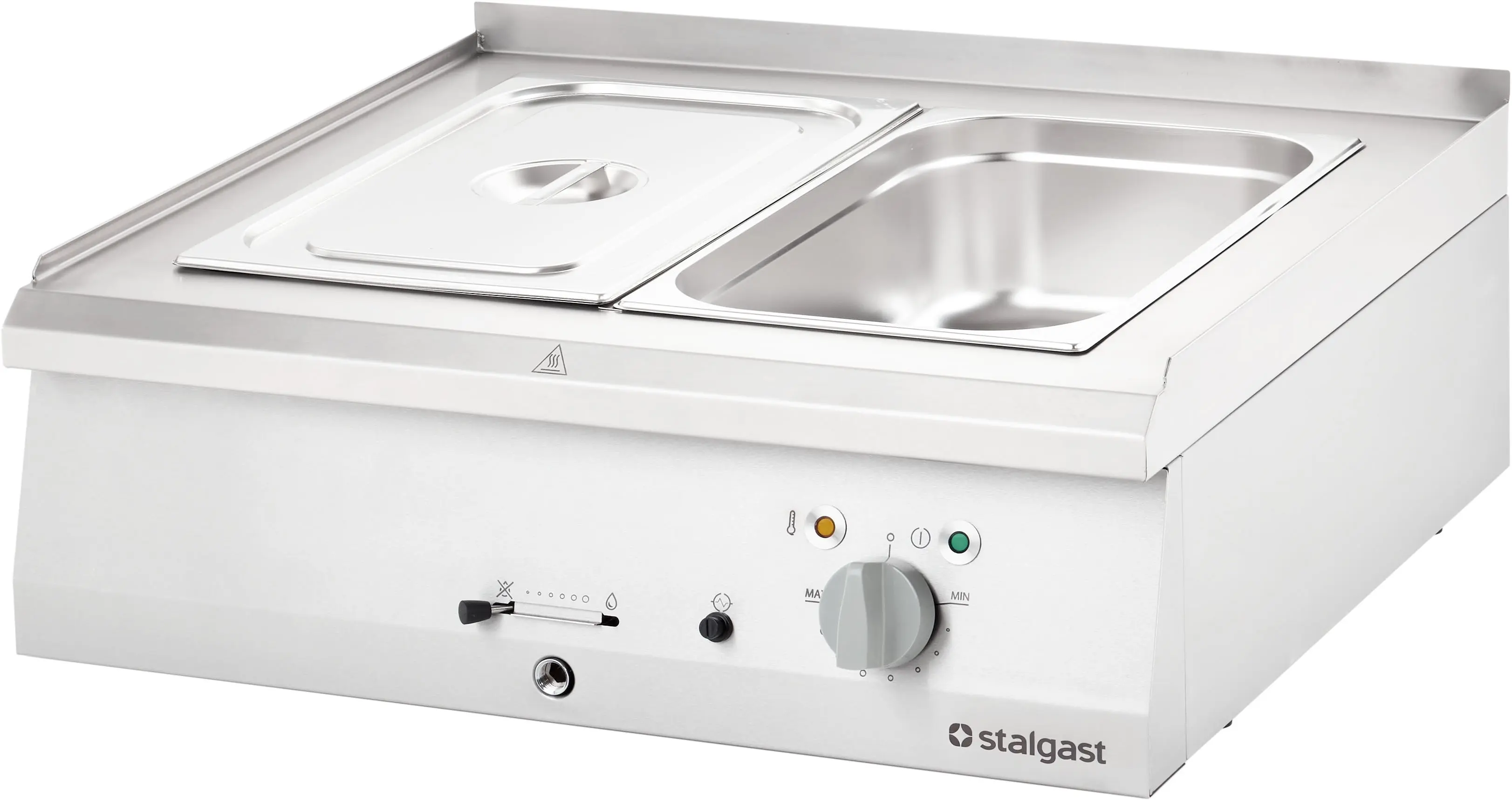 Baño María Sobremesa Eléctrico 2xGN1/1 de 800x700x250h mm 9721000  Línea Varsovia