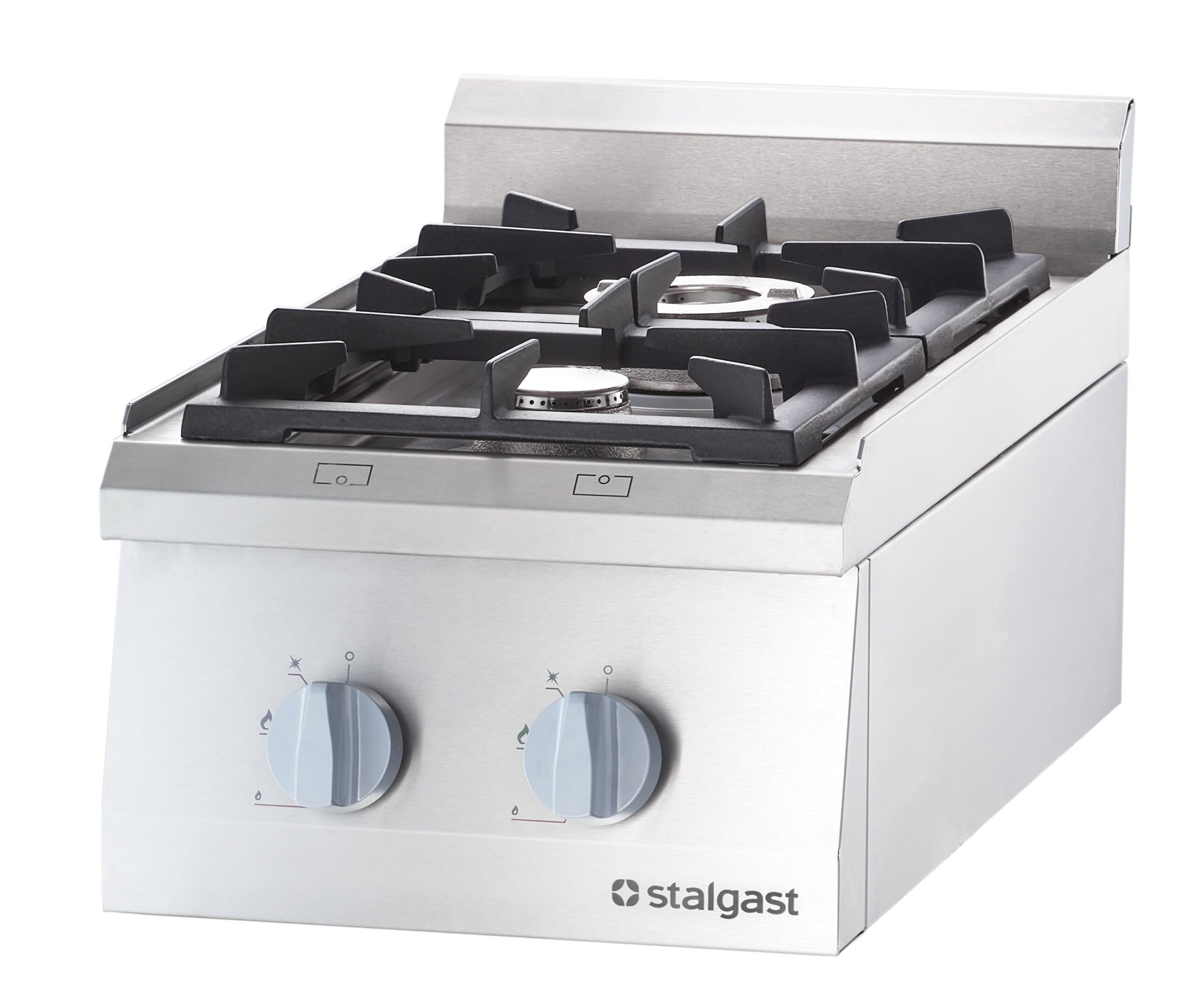 Cocina a gas con horno a gas GN2/1 6 fuegos 1200x700x850h mm 3,5+2x5+2x7+9 Kw Línea Varsovia