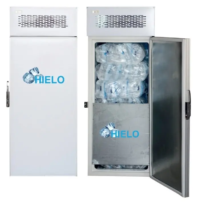 Conservador de Cubitos de Hielo Vertical para 18 sacos