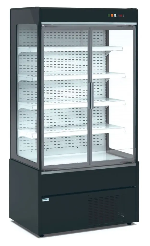 Mural Refrigerado Expositor Fondo 700 con Puertas de Cristal Batientes