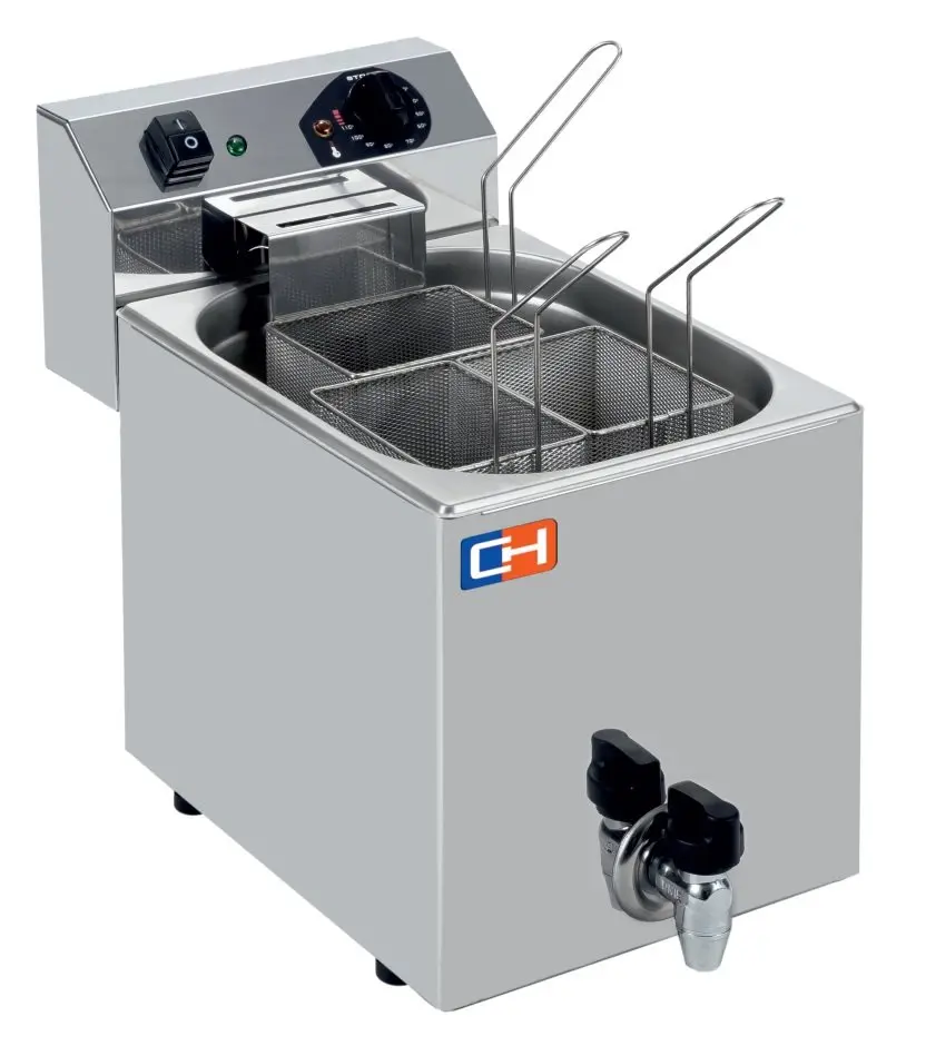Cuecepasta a gas 400x700x850h mm 25 litros 2-GN1/3 9,1 Kw Línea Varsovia