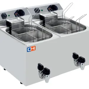 Cuecepasta a gas 400x700x850h mm 25 litros 2-GN1/3 9,1 Kw Línea Varsovia