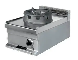 Cocina Wok a Gas de 400x700x290 (AxFxH) mm WR711S ARISCO