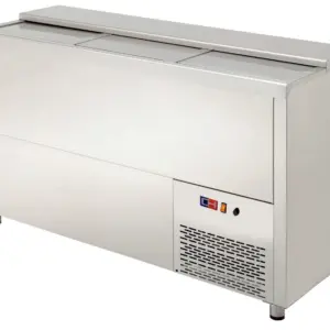 Enfriador de Botellas 2 Puertas Inoxidable Interior y Exterior de 1000x550x850h mm MRB-100I