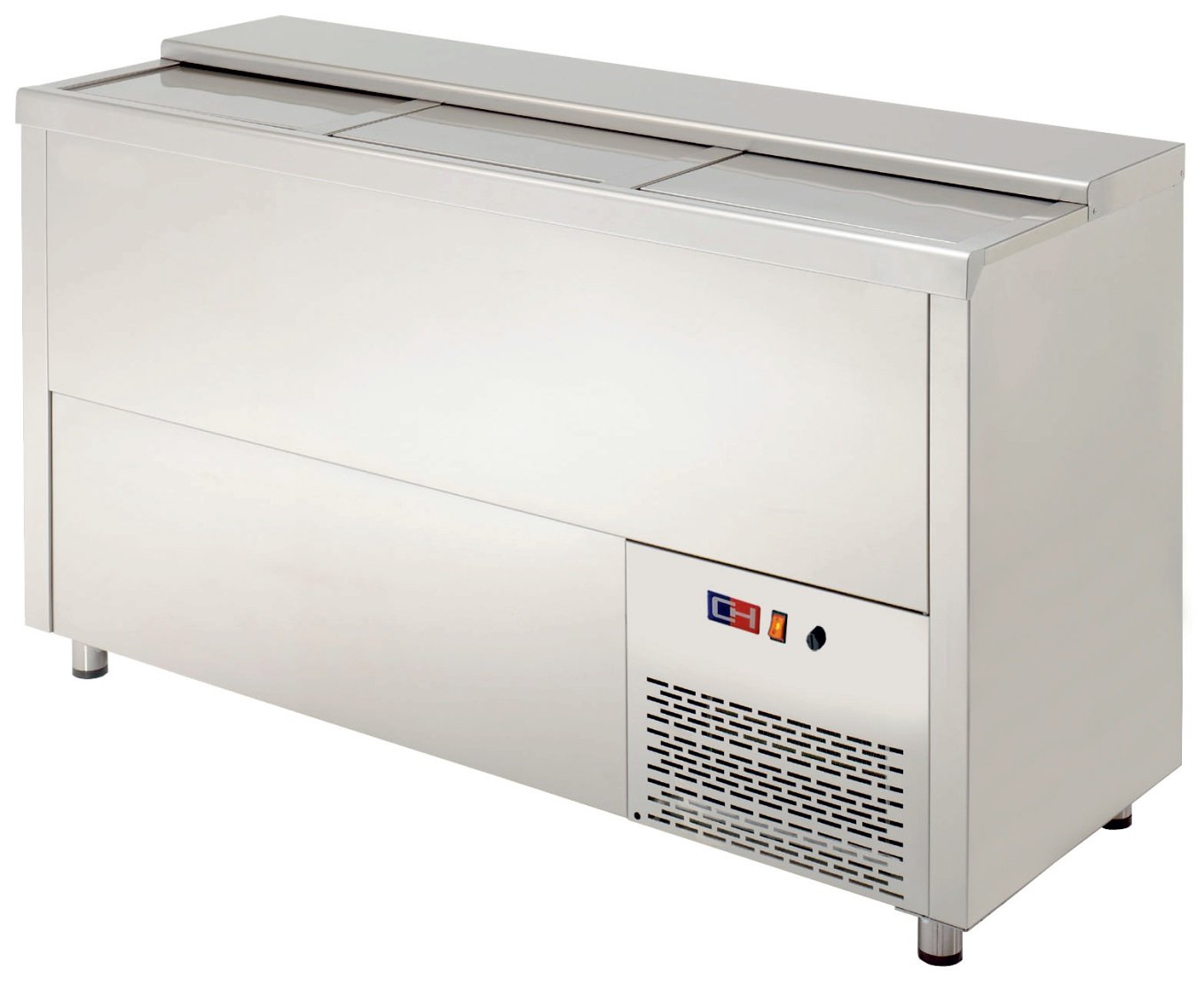Enfriador de Botellas 2 Puertas Inoxidable Interior y Exterior de 1000x550x850h mm MRB-100I