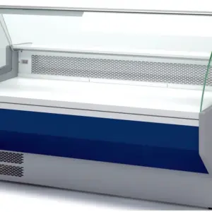 Vitrina Refrigerada Expositora Cristal Recto/Curvo Fondo 900  VED-9  DOCRILUC