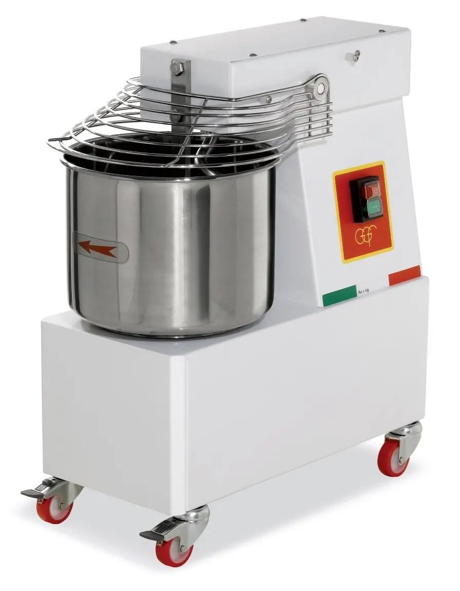 Amasadora de Gancho Espiral con Cuba y Cabezal Fijo IM10