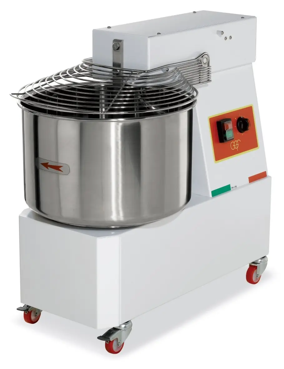 Amasadora de Gancho Espiral con Cuba y Cabezal Fijo IM10