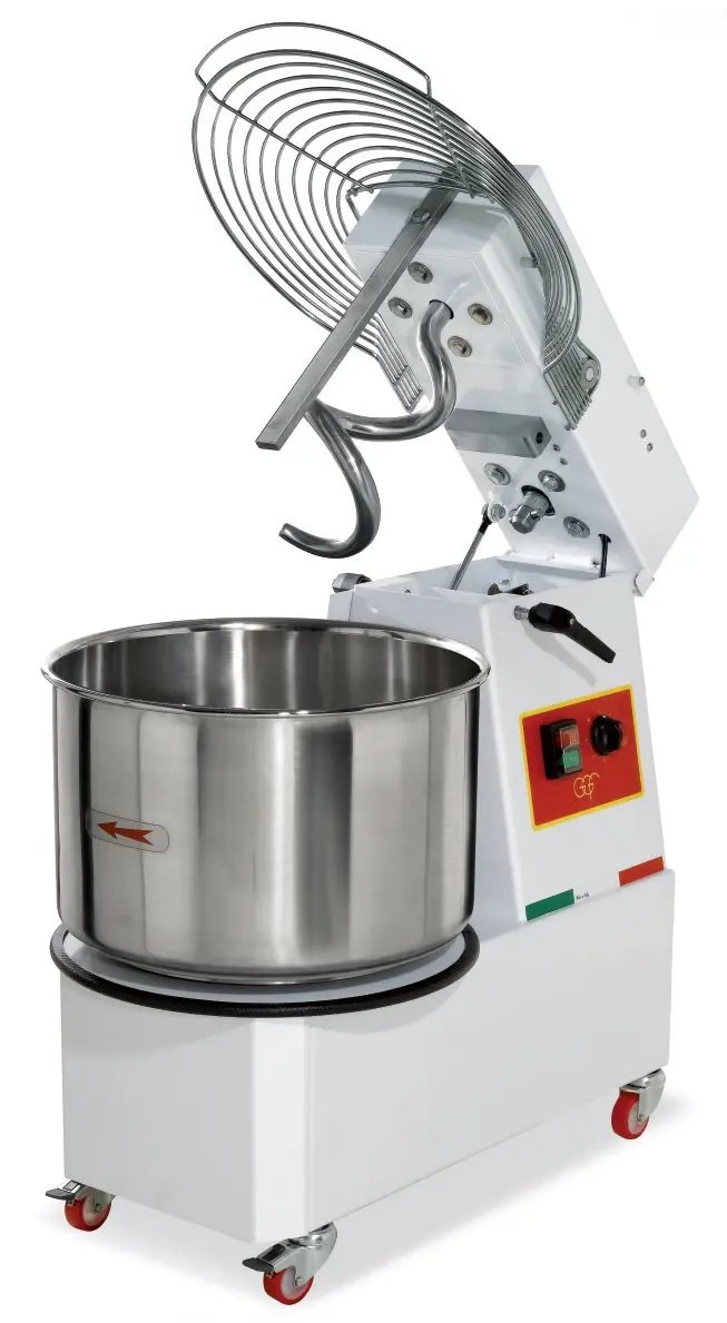 Amasadora de Gancho Espiral con Cuba Extraíble y Cabezal elevable IMR42 2V