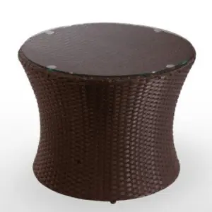 Sillón aluminio y rattan y sintético trenzado 4 hilos  BRETAÑA