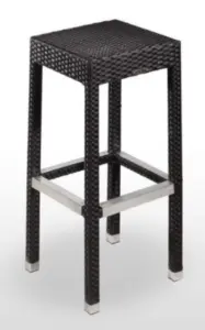 Sillón aluminio y rattan y sintético trenzado 4 hilos  BRETAÑA