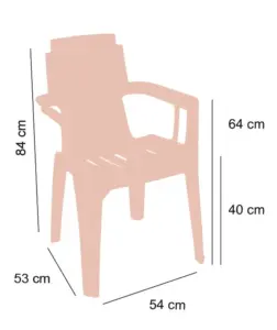 Sillón con asiento acanalado MAMBO