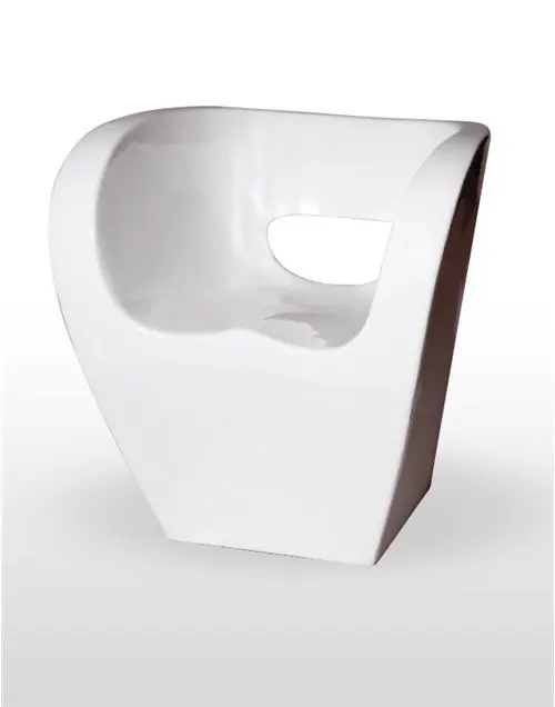 Sillón monoblock inyección polipropileno Blanco COLORADO