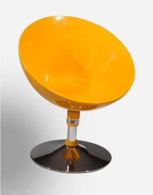 Sillón giratorio con asiento polipropileno INDIANA
