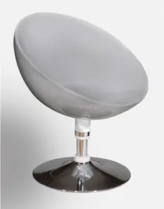 Sillón giratorio con asiento polipropileno INDIANA