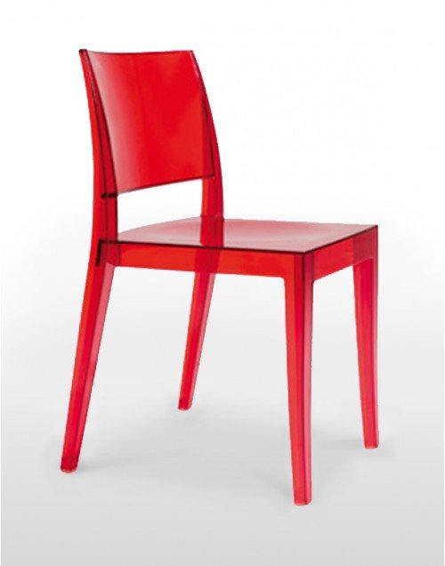Silla monoblock inyección policarbonato LAGOS