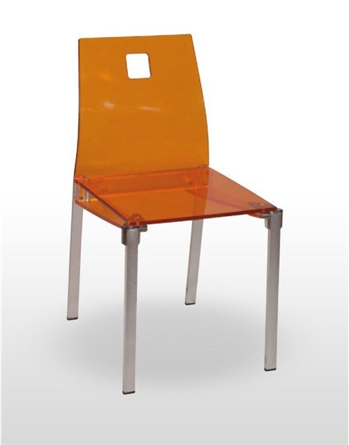 Silla con asiento y respaldo acrílico PHILADELPHIA