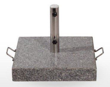 Parasol con mástil de madera Orientable DELUXE3X3-MADERA