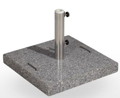 Base de granito 40kg con asas sobre superficie EXTENSIBLE-ALU2X2-BASE40K