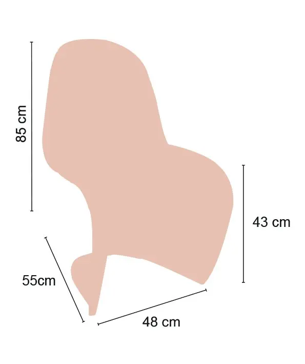 Silla monoblock diseño polipropileno MICHIGAN