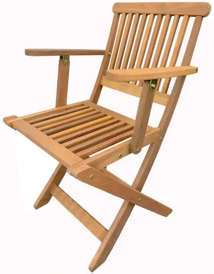 Silla plegable de madera Balau DENIA