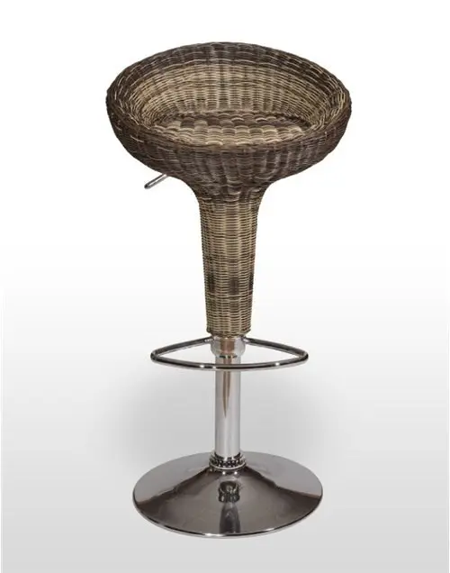 Taburete giratorio regulable rattan WASHINGTON RATTAN