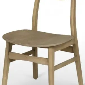 Silla con estructura maciza de olmo BERNA