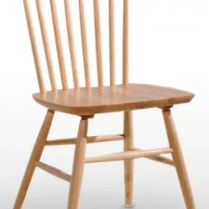 Silla madera de haya maciza barnizada en natural FRIBURGO