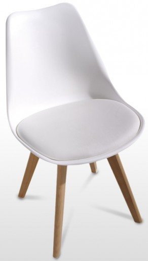 Silla con estructura de madera de haya maciza VIENA