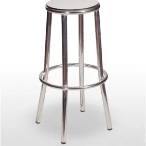 Taburete aluminio con asiento personalizable MEDITERRÁNEO