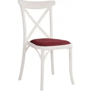 Silla monoblock inyección polipropileno PRINCESA TAPIZADA