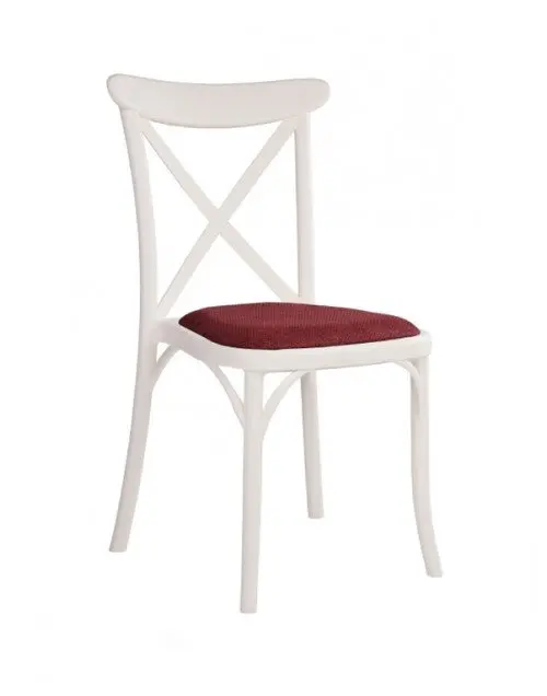 Silla monoblock inyección polipropileno PRINCESA TAPIZADA