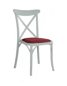 Silla monoblock inyección polipropileno PRINCESA TAPIZADA