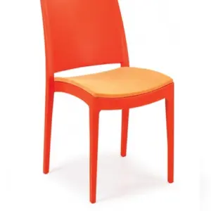 Silla monoblock inyección polipropileno ÉLITE TAPIZADA