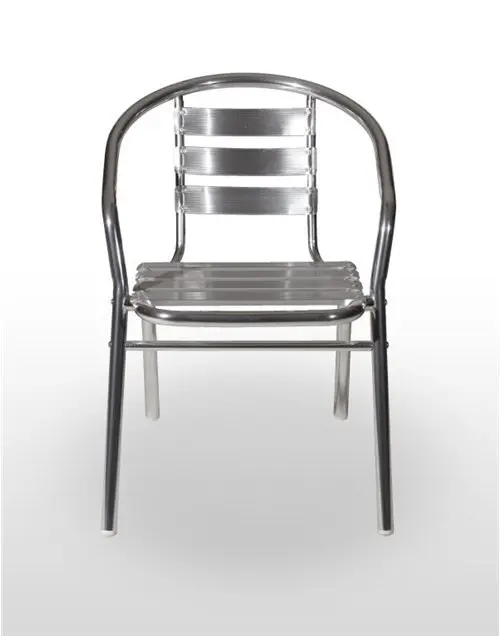 Sillón armazón aluminio tubo 30x1,5 con lamas de aluminio COPENHAGUE