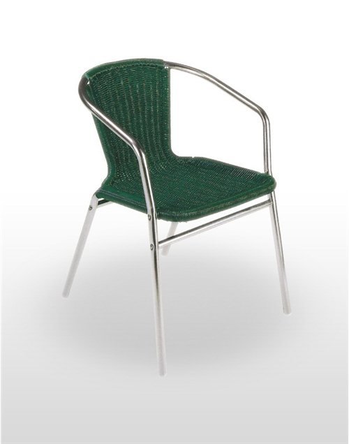 Sillón armazón aluminio tubo 30x1,5 tejido plastic 4 mm STUTTGART