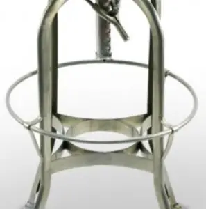 Taburete tipo industrial con asiento regulable BRANDEBURGO