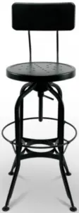 Taburete tipo industrial con asiento regulable NUREMBERG