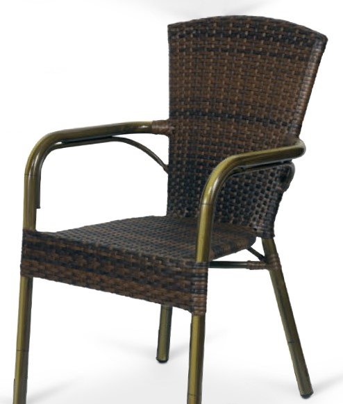 Sillón armazón aluminio dark bambú FILIPINAS