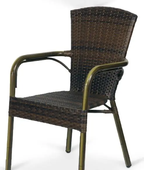 Sillón armazón aluminio dark bambú FILIPINAS