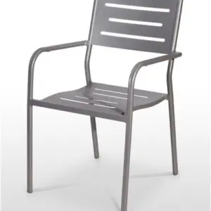 Sillón armazón, asiento y respaldo en aluminio ANDALUCÍA