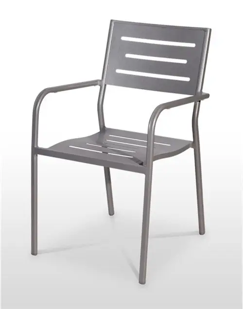 Sillón armazón, asiento y respaldo en aluminio ANDALUCÍA