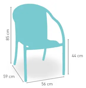 Sillón estructura aluminio acabado tejido rattan NERJA