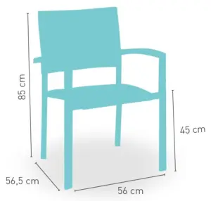 Sillón estructura aluminio gris asiento respaldo tejido rattan BERLÍN RATTAN