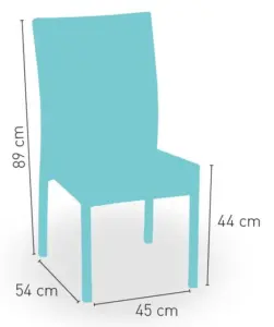 Silla estructura aluminio rattan sintético trenzado 4 hilos NANCY